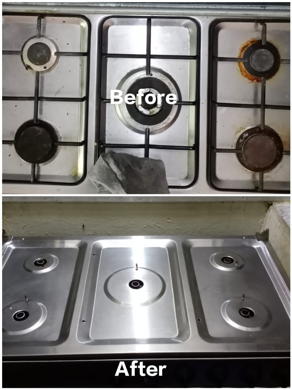 Stove Cleaning